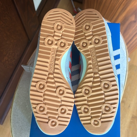 NIB Adidas SL 72 aqua & red sz 6.5 - runs large - Picture 3 of 13